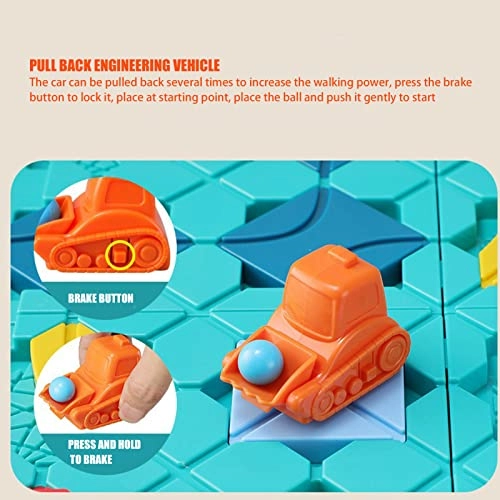 Road Maze Pull Back Car Track Board - 3 years+ 24 pieces