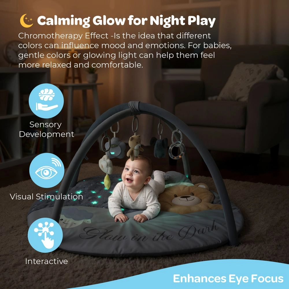 Glow In The Dark Baby Playmat - Suitable for 0 months & above
