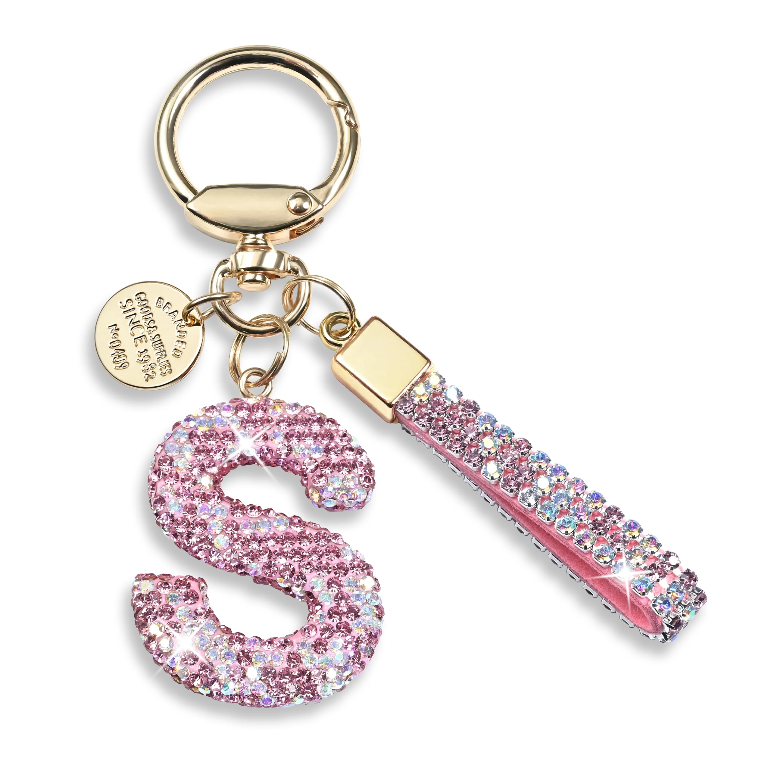 jinguazi Initial Letter Keychain - Letter