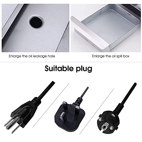 Commercial Electric Countertop Griddle - 36*300mm