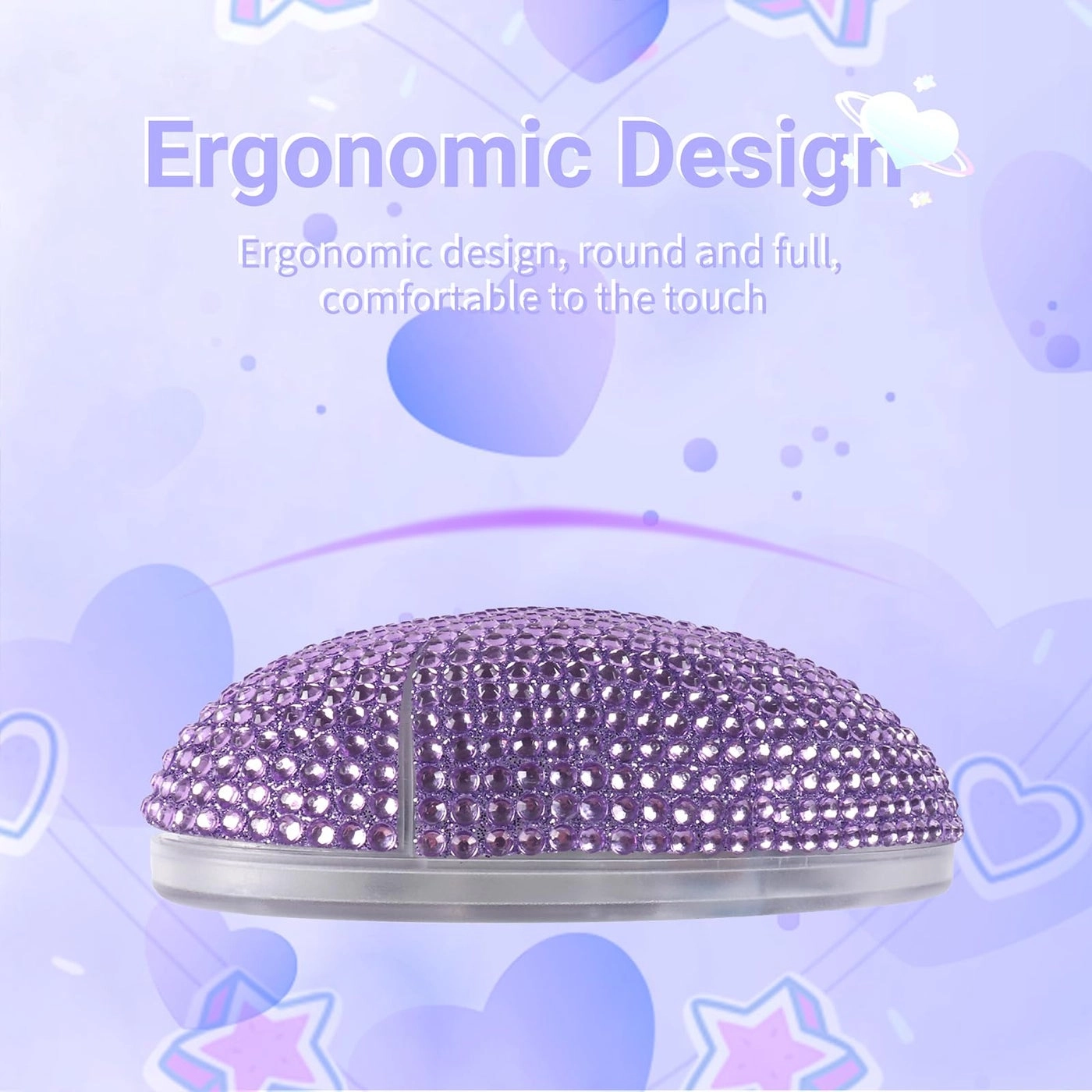 Heart-Shaped Mouse - Bluetooth USB