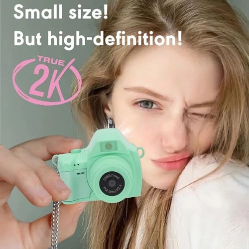 Mini Keychain Camera - 2K 12MP