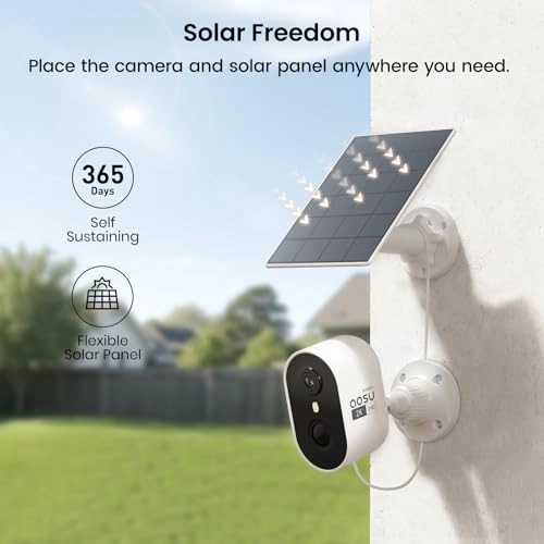 Solar Security Camera 2K Pack