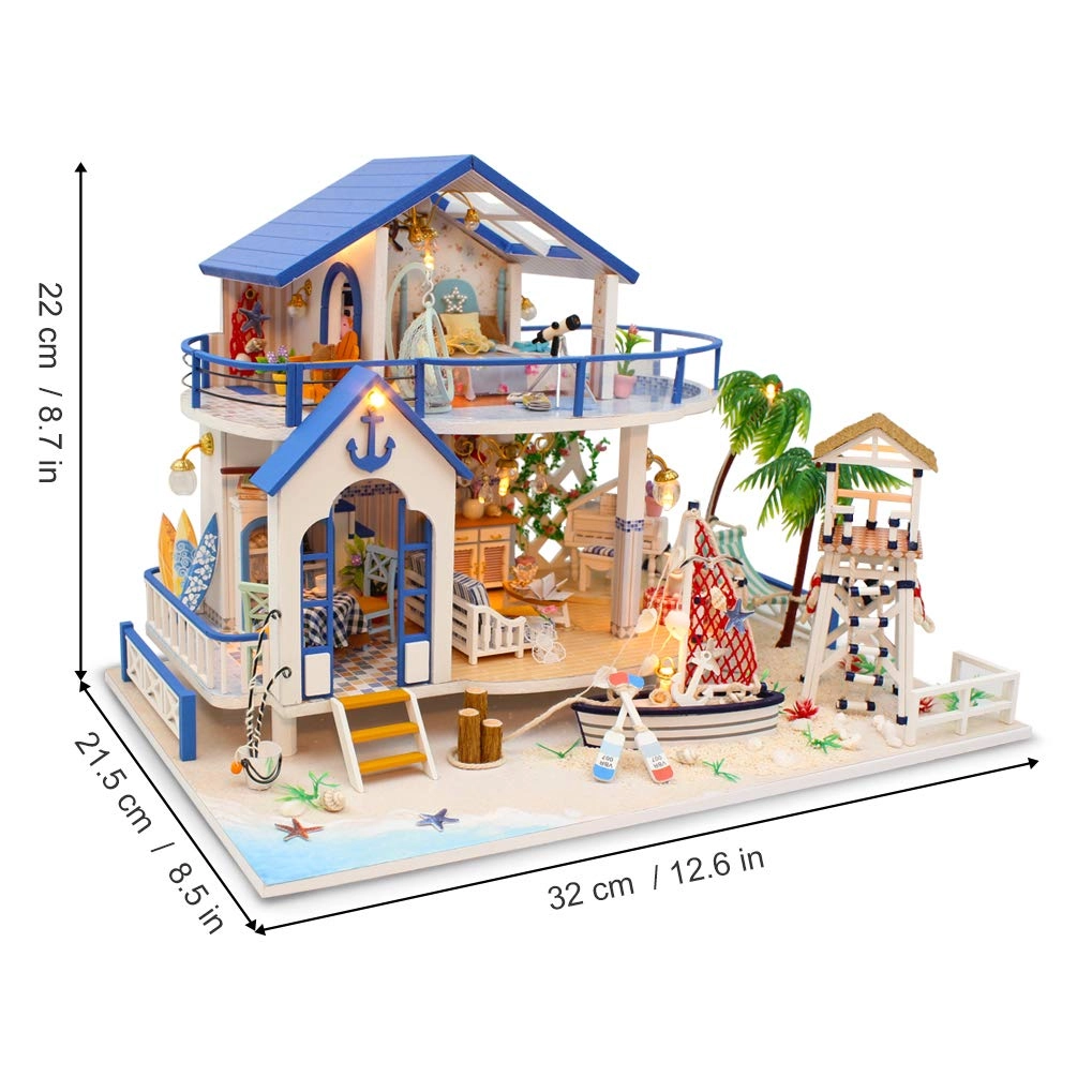 Miniature Dollhouse Kit - Blue Sea Legend 1:24 Scale