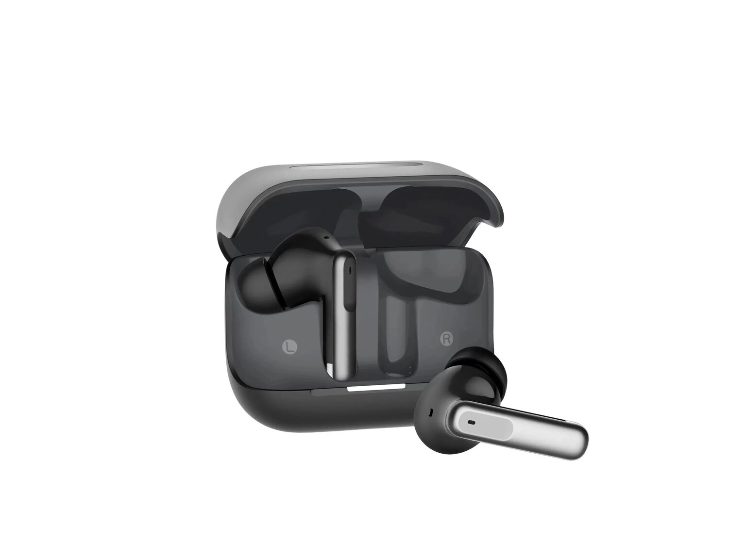 V-Smart Hybrid ANC+ENC 6Mic Earphone Wireless Earbud