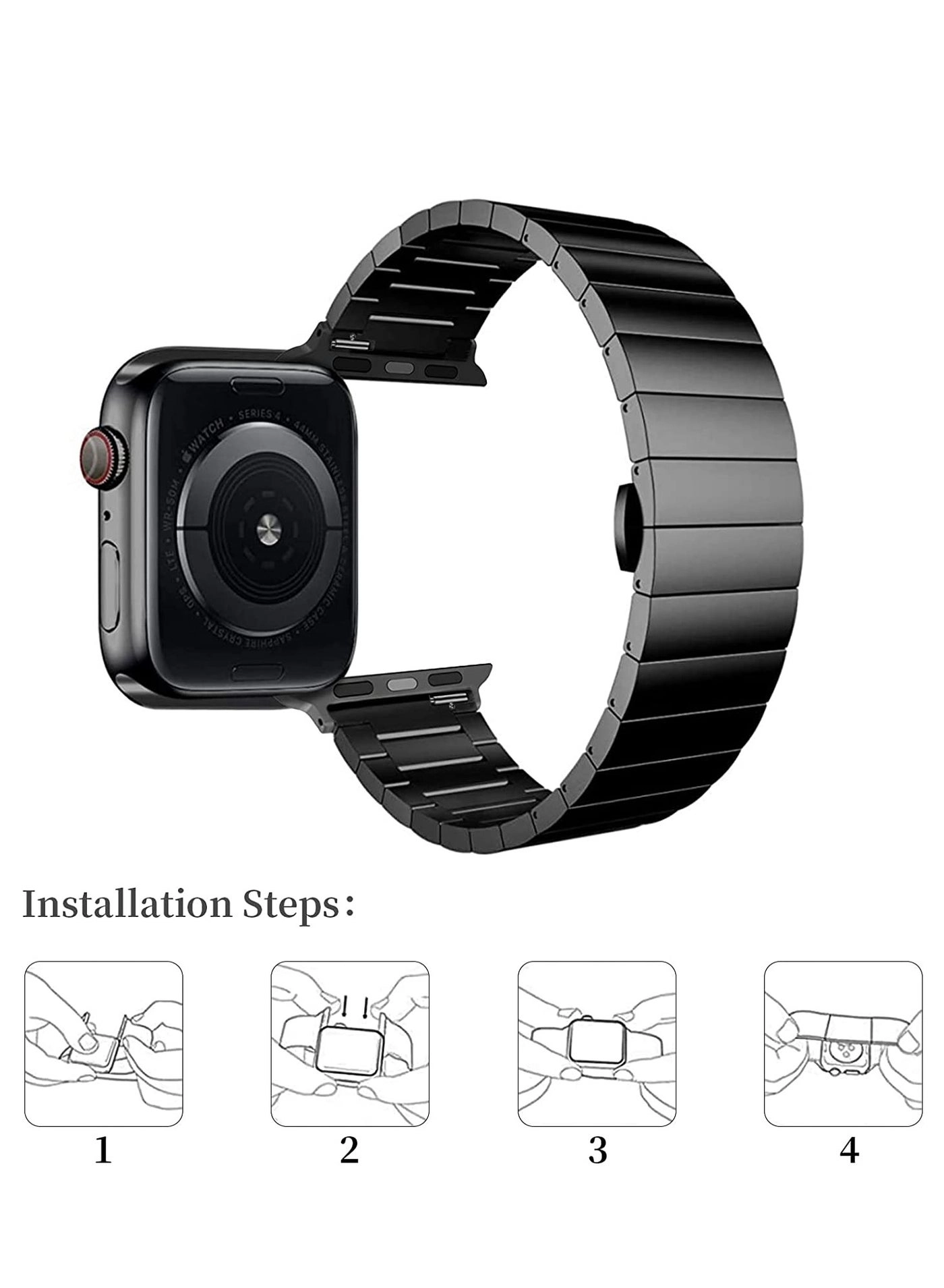 Metal Watch Band Strap for Watch Ultra & Series 8/7/6/5/4/3/2/1 - 42mm/44mm/45mm/49mm