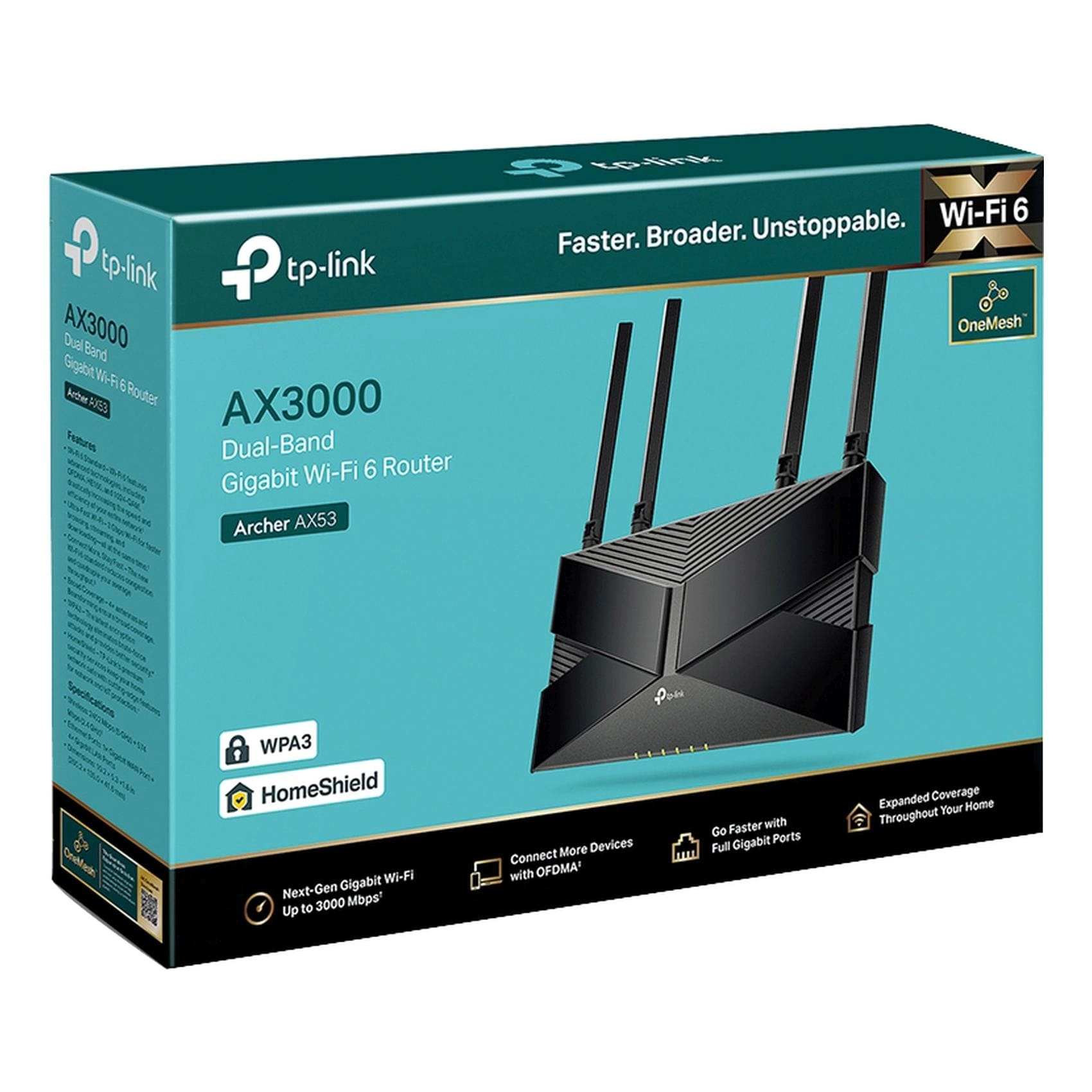 Archer AX53 - 2402 Mbps 574 Mbps IEEE 802.11ax