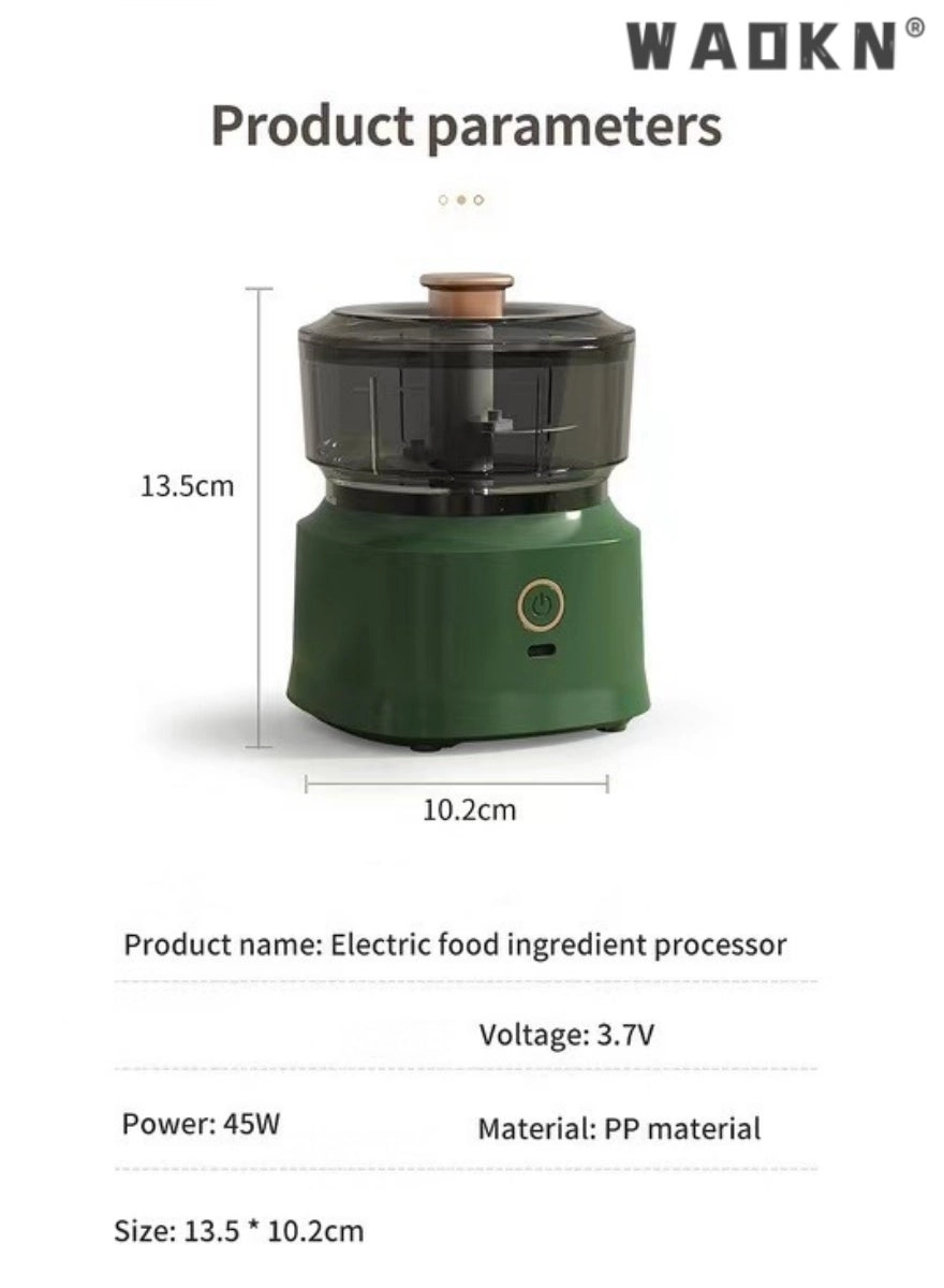 Electric Vegetable Chopper - 350ml 45W