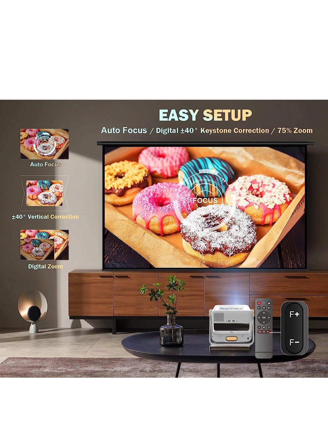 A5 Pro A5 Pro Smart Projector 300 ANSI lumens