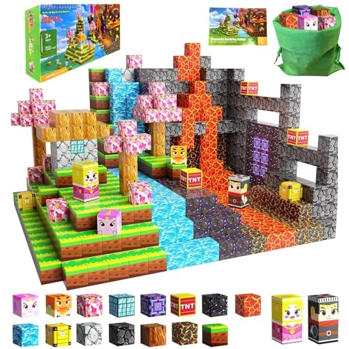 Magnetic Building Blocks - 100 pcs