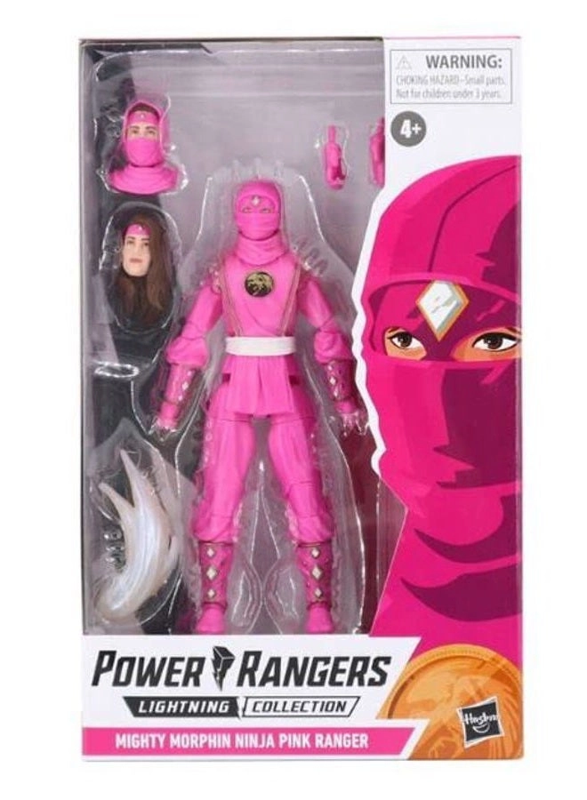 Power Rangers Ninja Pink Ranger - Mighty Morphin Lightning Collection