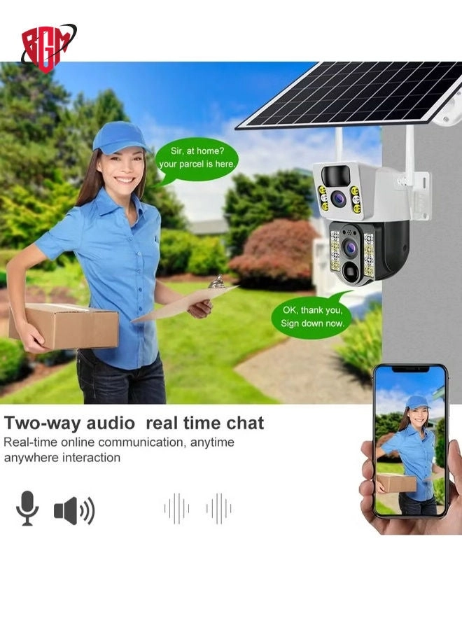 Smart Solar Security Camera 8MP