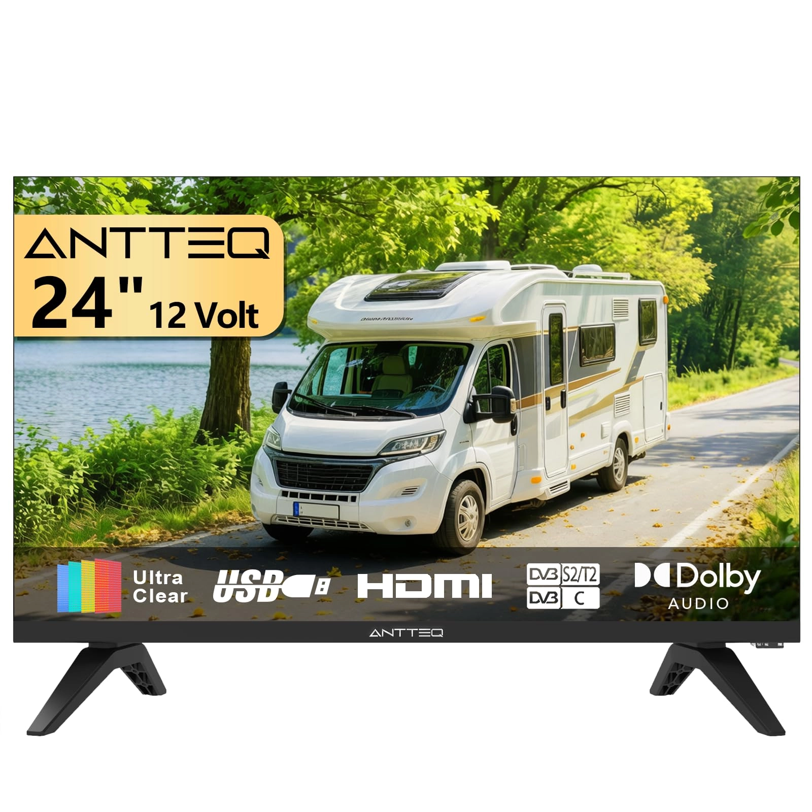 Antteq 12 Volt HD TV - 720p 24 Inches