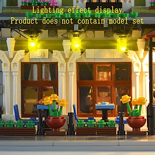 LED Light Kit - Plastic 4.5-5V for LEGO Creator Expert Parisian Restaurant 10243