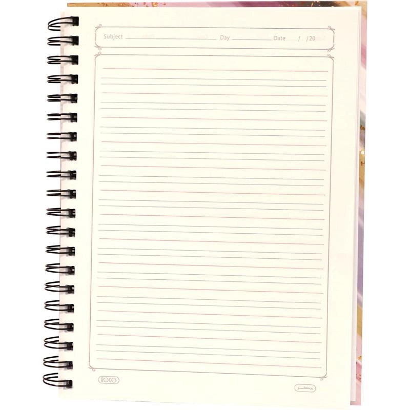 Notebook 19 X 26 cm Spiral - Grid 100 Sheets