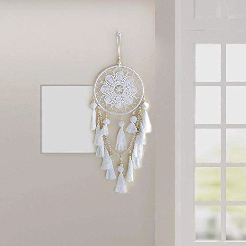 Dreamcatcher - Siderosphere, feathers, lines, wood beads.