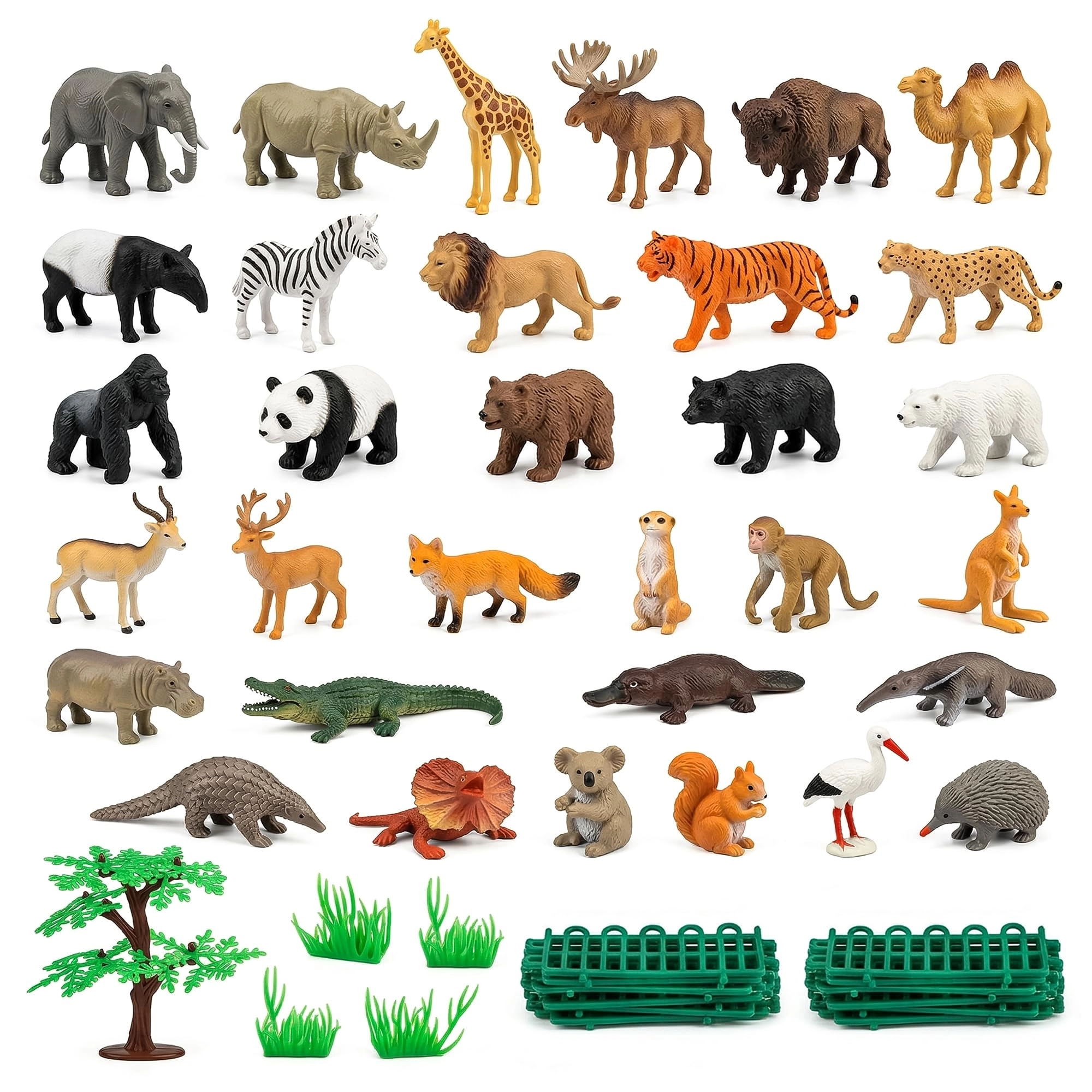 RHM Trading VERAT Jungle Animal Set - 10 months - 3 years 53-Piece