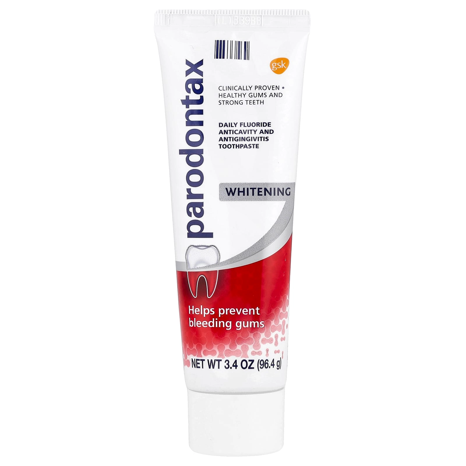 Parodontax Daily Fluoride Anticavity And Antigingivitis Whitening Toothpaste 96 g
