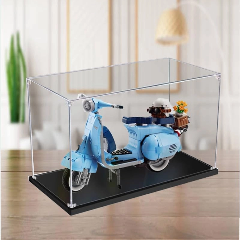 Lego Icons Display Case (10331) - Clear Acrylic Black Bottom