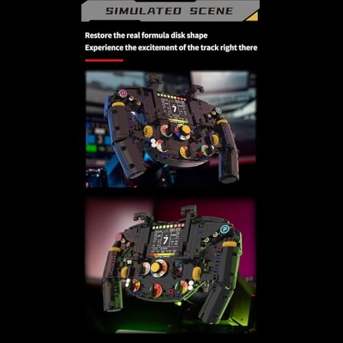 Racing Simulator Steering Wheel - 833 pcs for ages 16+