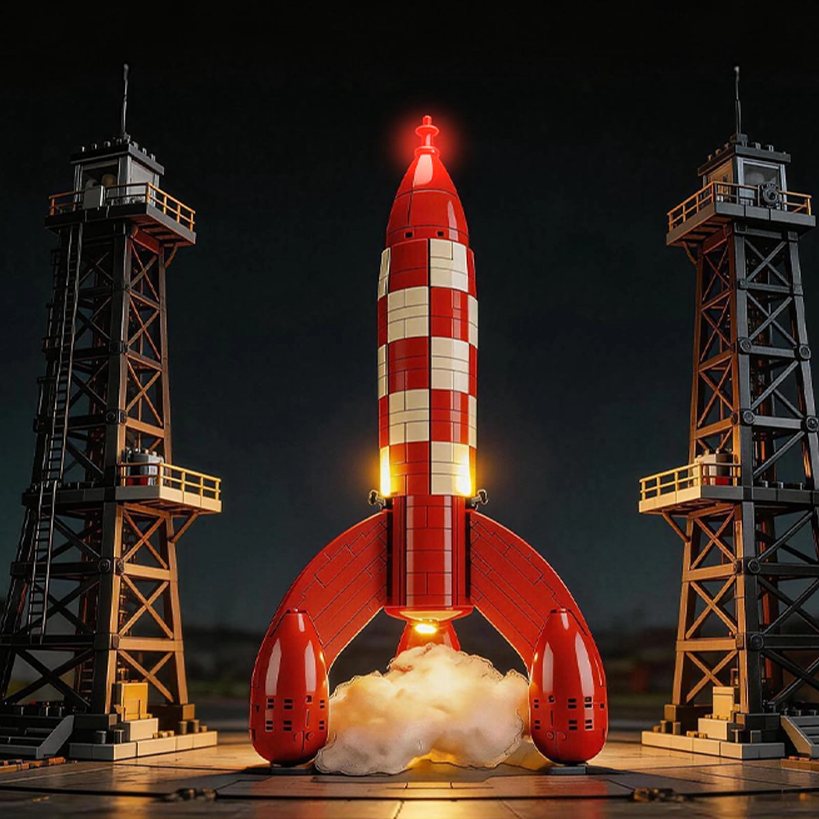 BRIKSMAX 2.0 Light Kit (21367) - Compatible with Lego Ideas Tintin Moon Rocket Original LED Lighting Kits (Accessories Only)