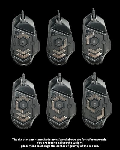 Mouse Balance Tuning Weights - 3.6g*5pcs Zinc alloy