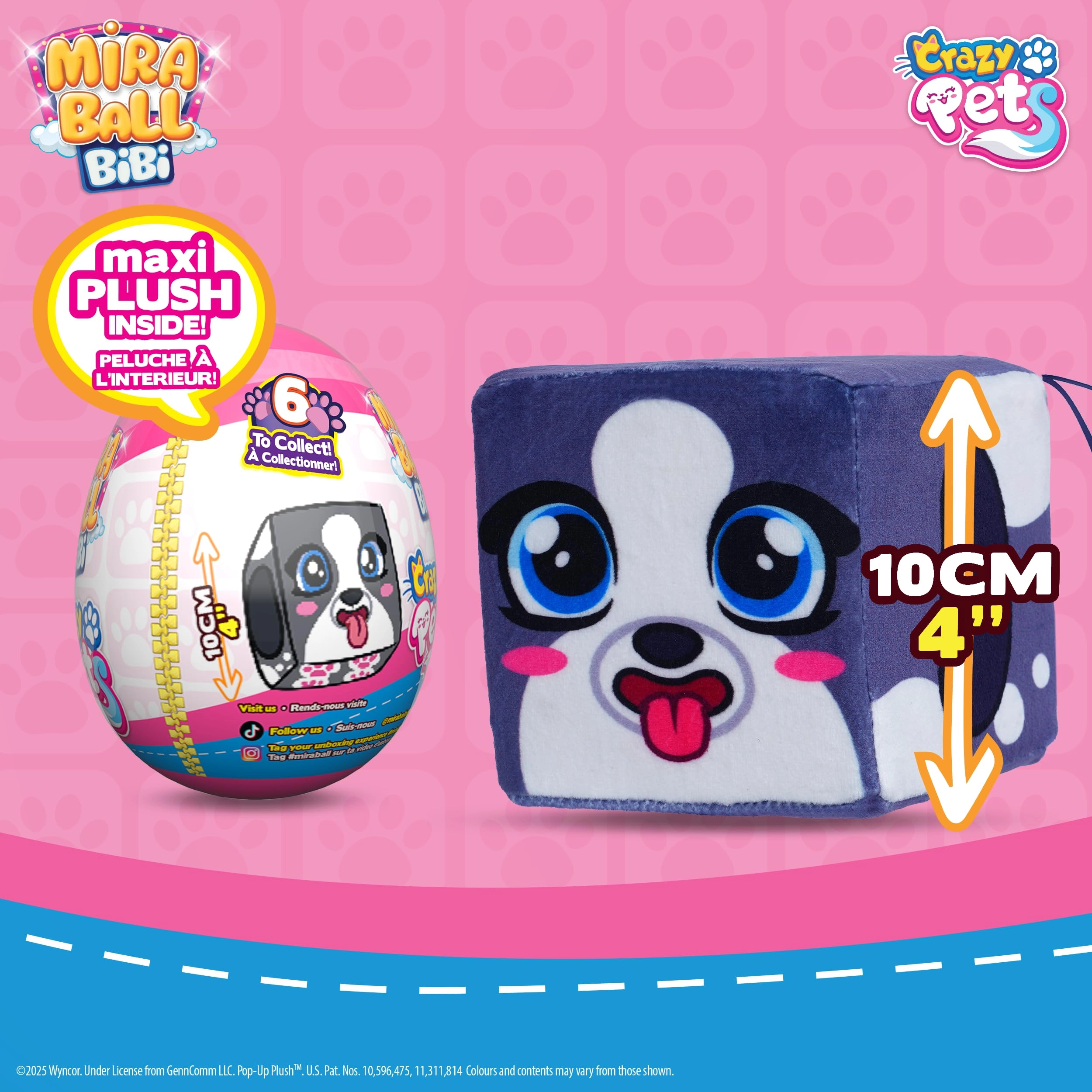 Crazy Pets Bibi 9.5 cm Plush