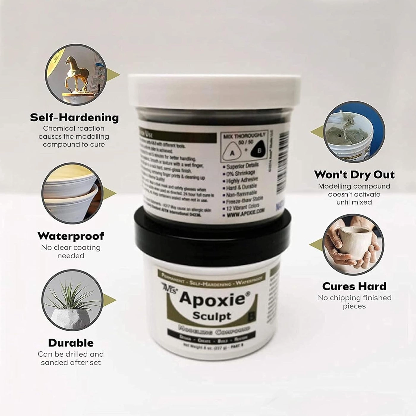 Apoxie Sculpt - two-part modeling compound 1 lb.