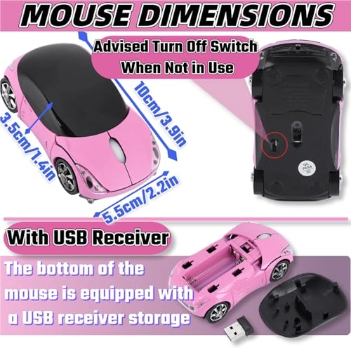 Pink Mouse - Wireless