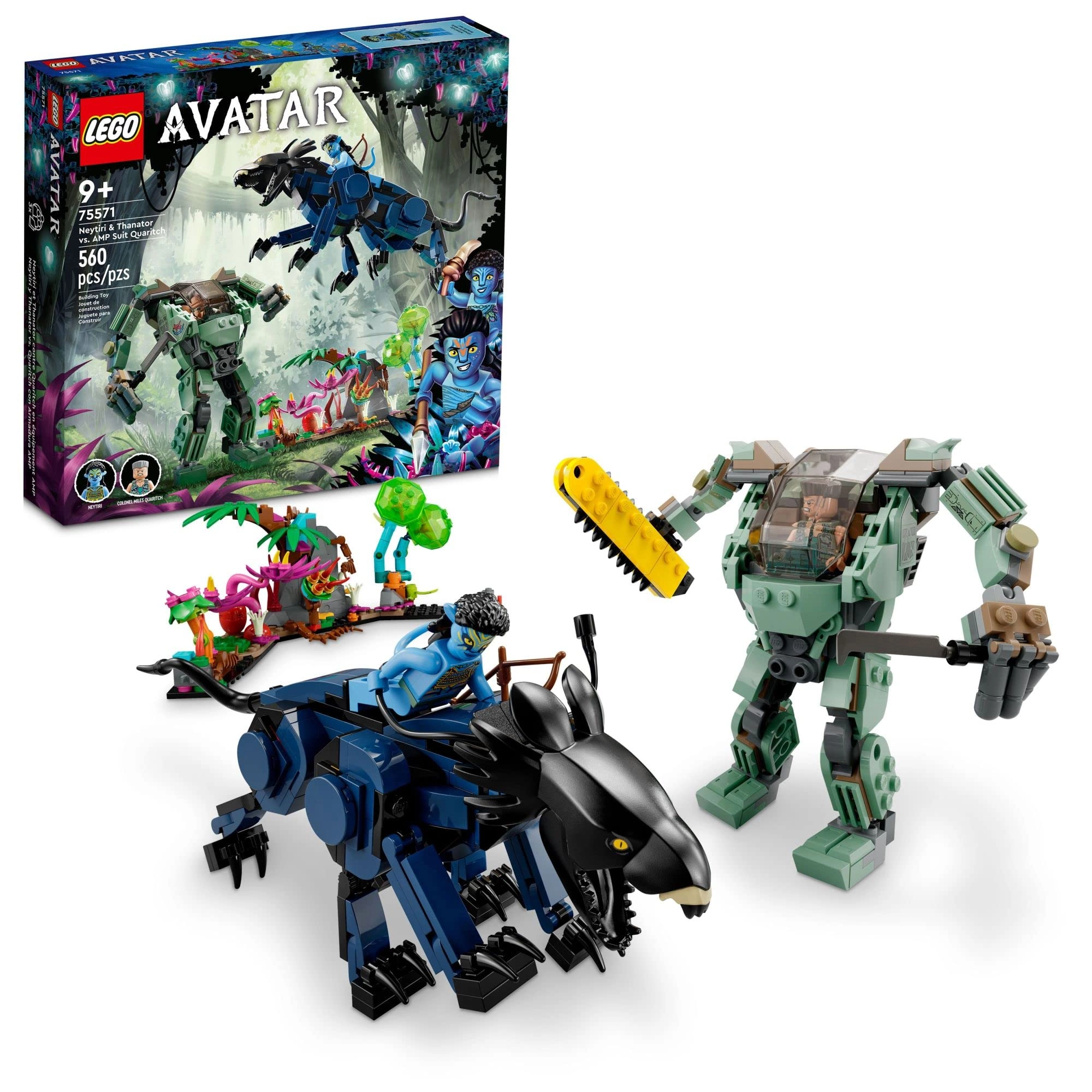 Avatar Neytiri & Thanator vs. AMP Suit Quaritch (75571)