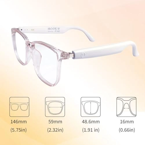 AI Smart Glasses - Bluetooth 144 Languages