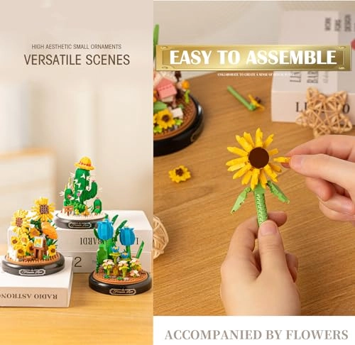 Warm Sunflower Building Toy - 1 piece