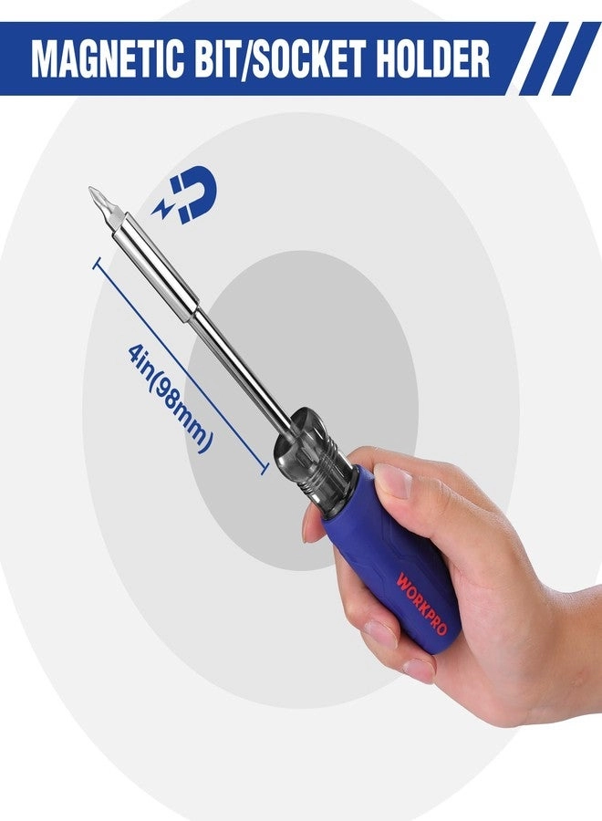 Magnetic Screwdriver Bits & Nut Driver Set - 61PC