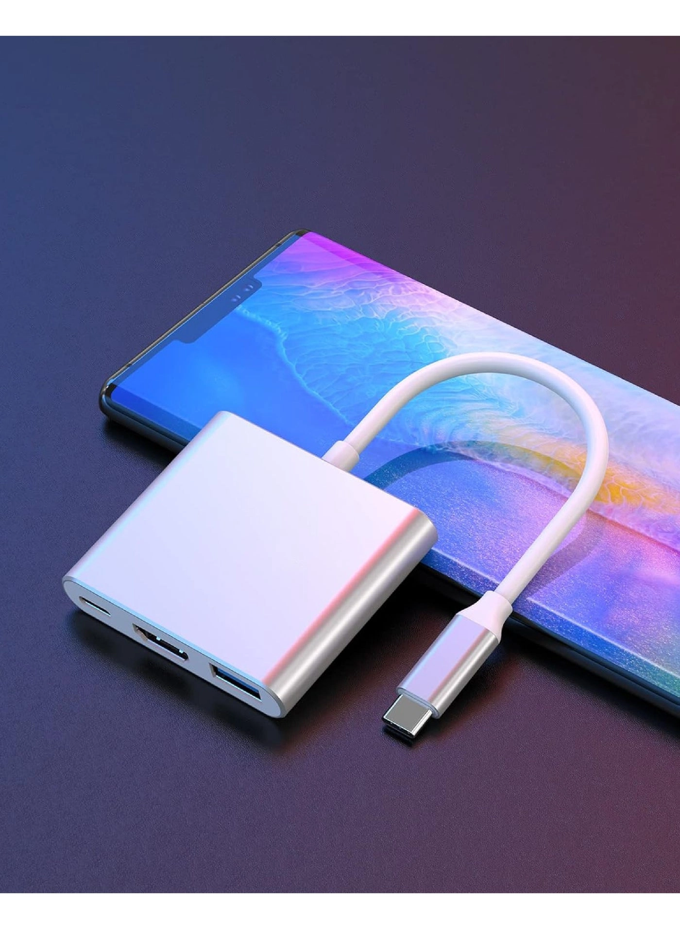 USB C Hub - 100W Power Delivery USB 3.0 4K HDMI