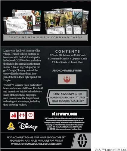Star Wars Legion - Logray & Wicket Commander Expansion