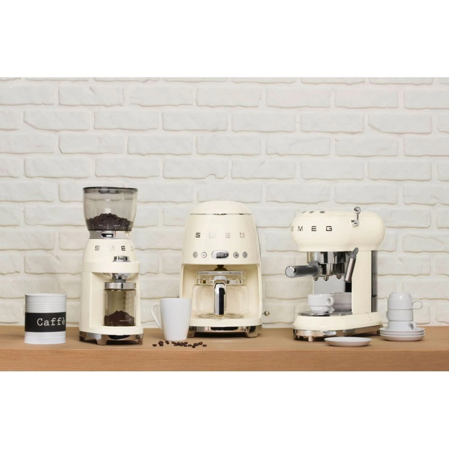 50’s Style Coffee Grinder - Cream 150 Watts