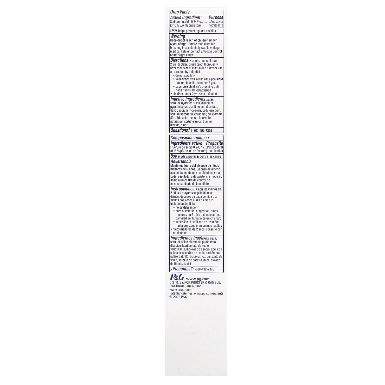 Plus Complete Fluoride Clean Mint Toothpaste 153 g