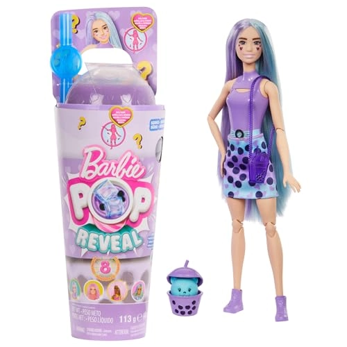 Taro Milk Fashion Doll - Bubble Tea Scented Puppy 8 Color Changing Surprises Ages 3+