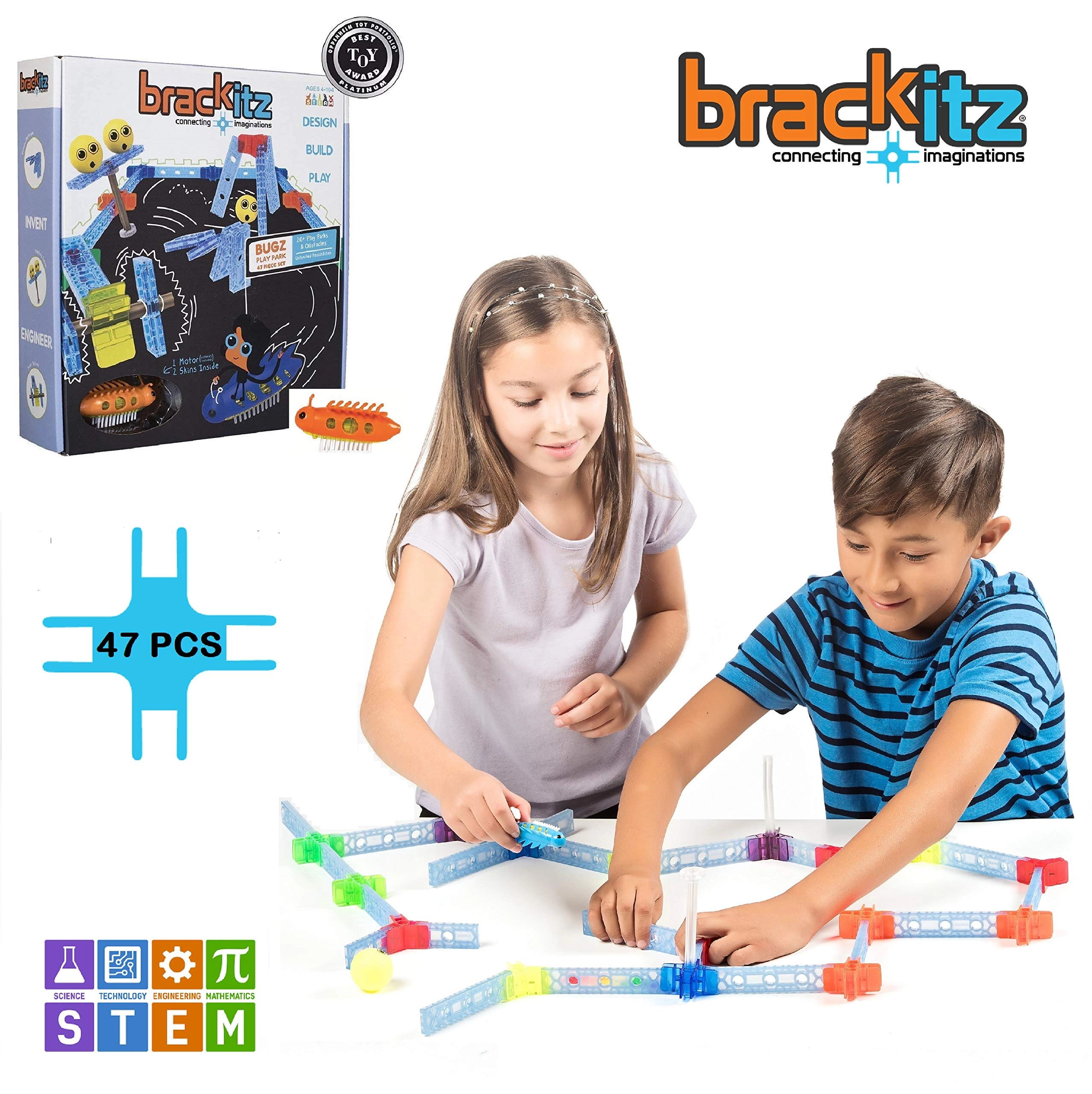 Brackitz Bugz STEM Discovery - 3 4 5 6 Years Old 47 pieces