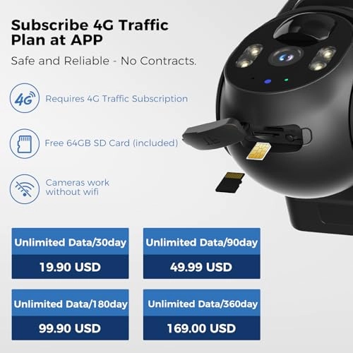 No WiFi Security Camera 2K