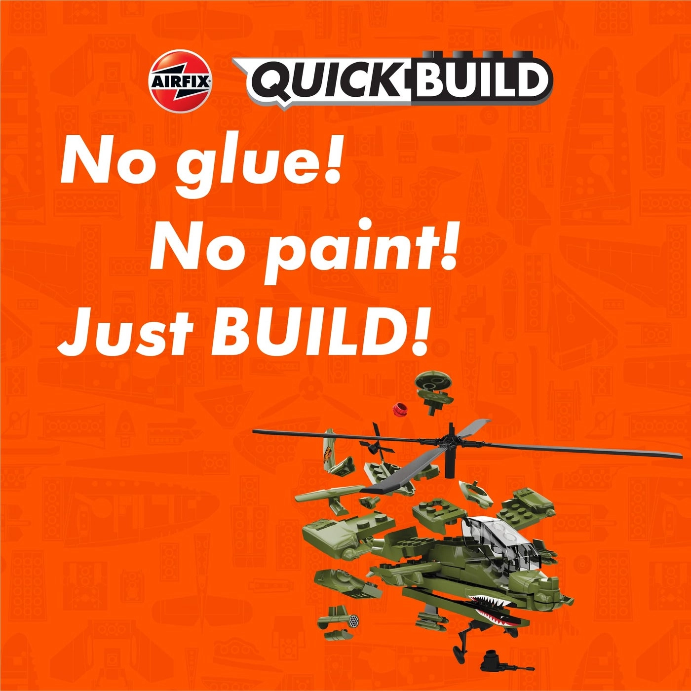 Quickbuild Boeing Apache Model Kit