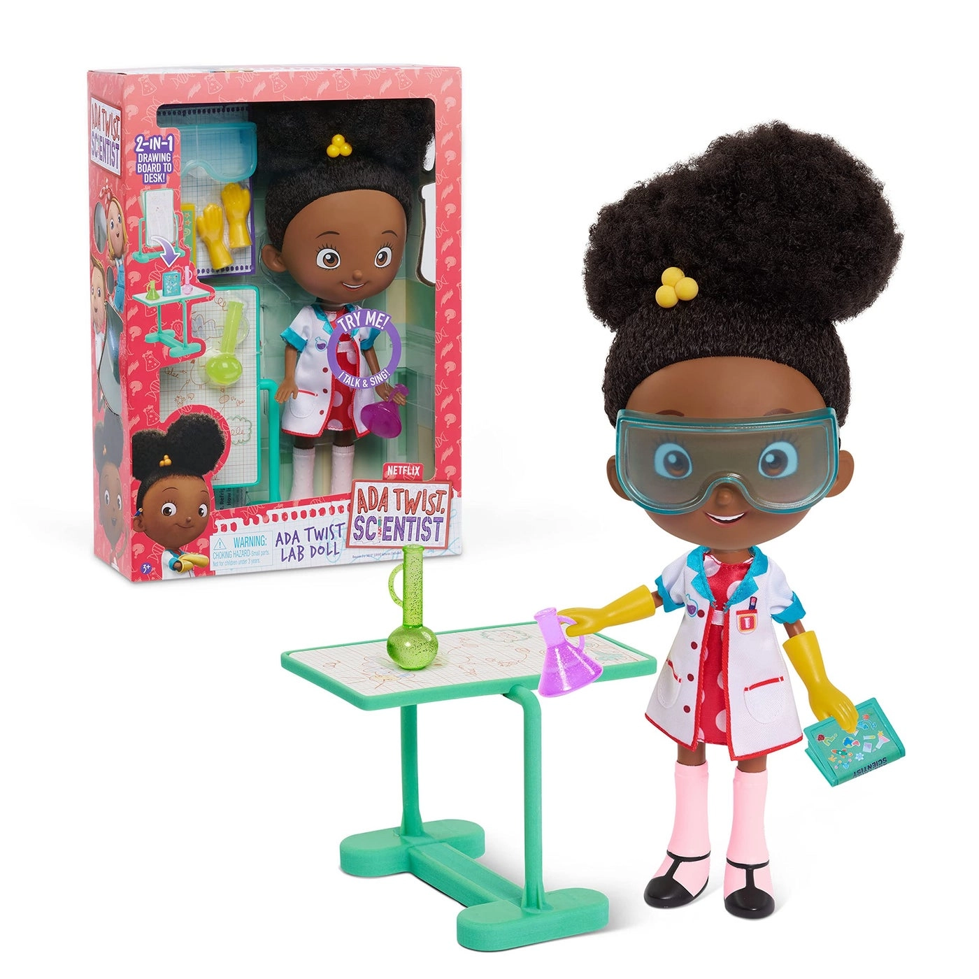 Ada Twist Lab Doll - 3 years and up