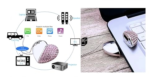 Diamond Heart - USB 3.0 USB-A 64GB
