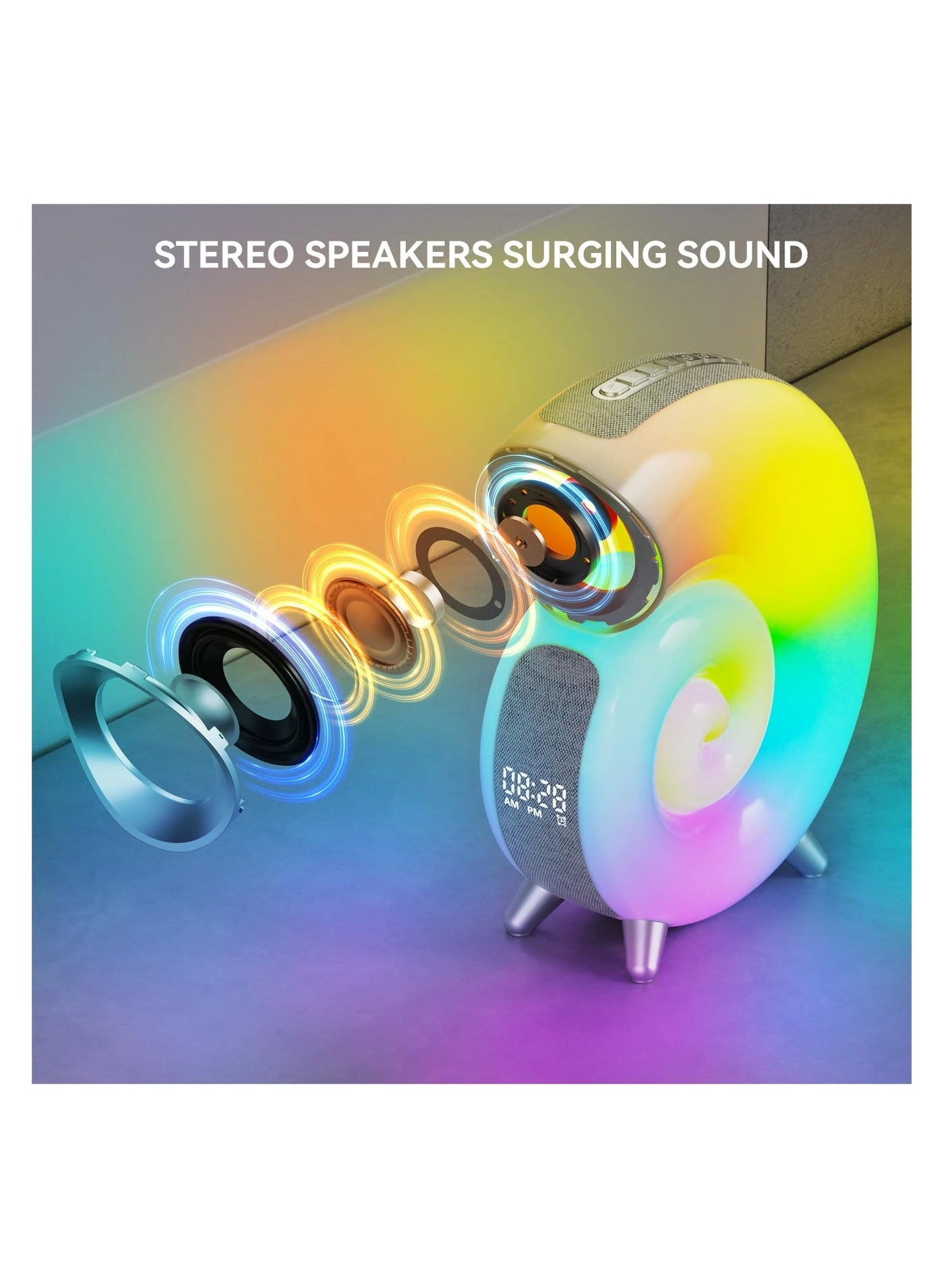 256 Scene Modes Desk Lamp - Music Speaker 16 million colors