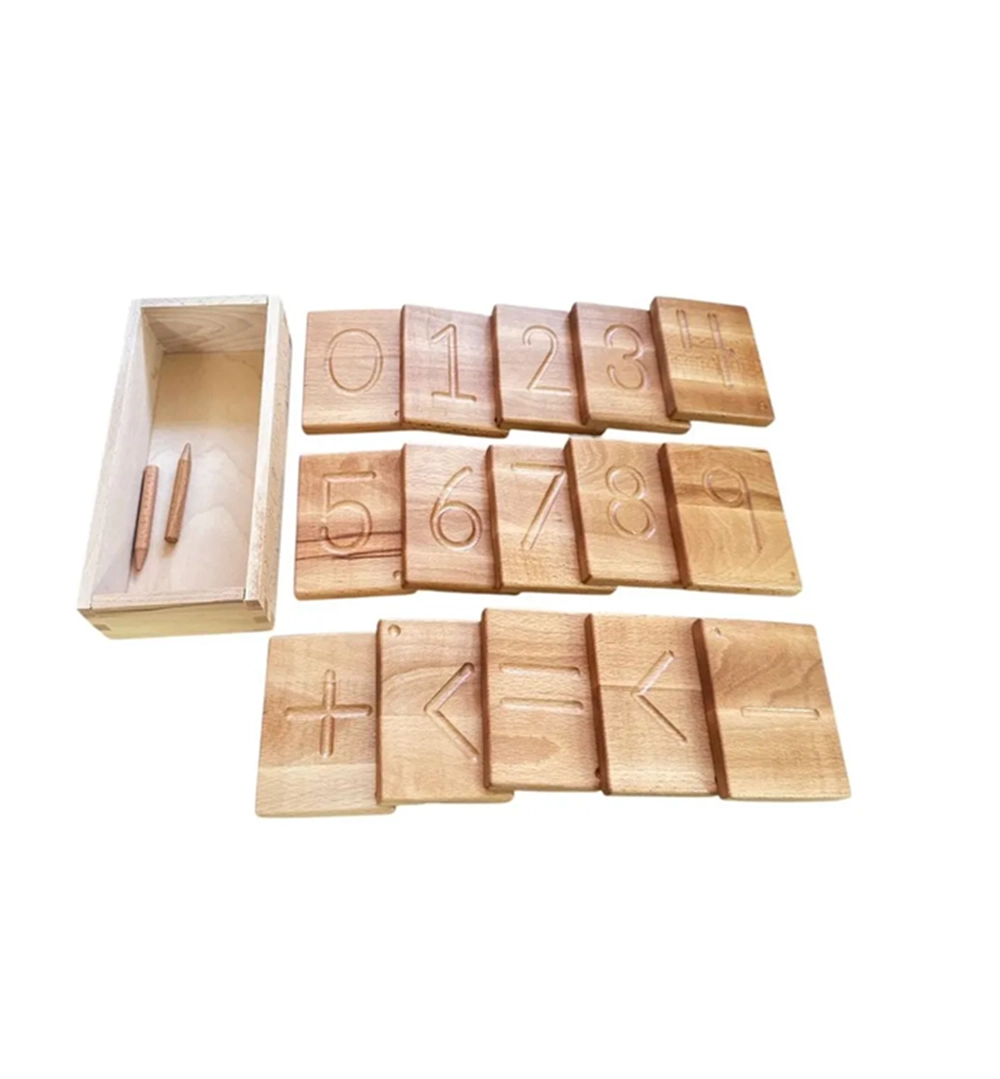 Trace Me English Numbers - 4 years+ 18 pieces