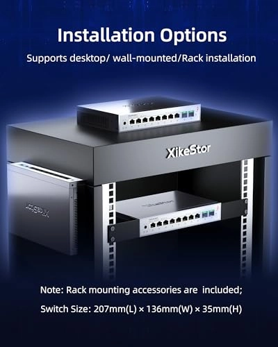 10 Port │ 8x2.5G│ 1x10G SFP+ Managed 10-ports