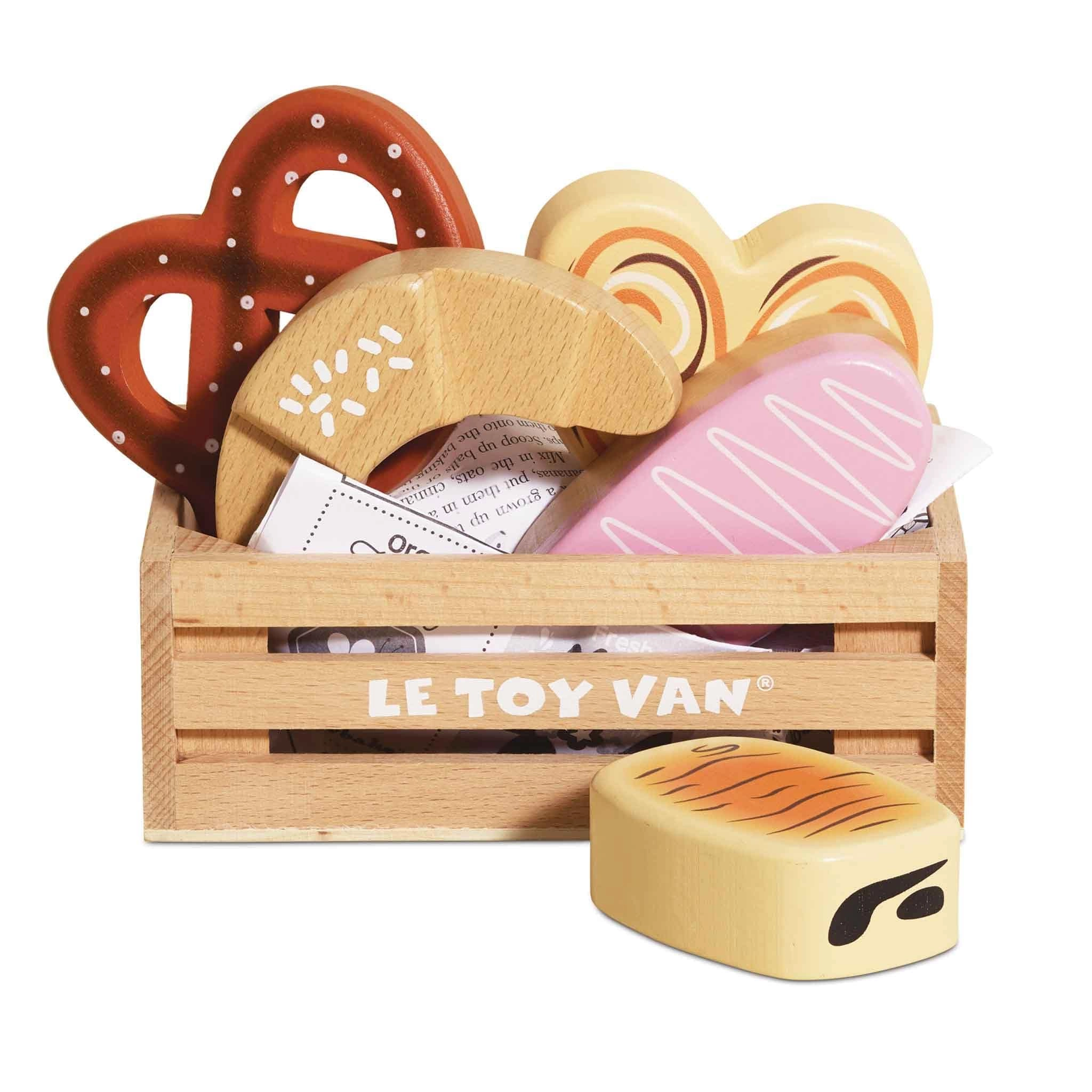 Le Toy Van Honeybee Market Baker's Basket Crate