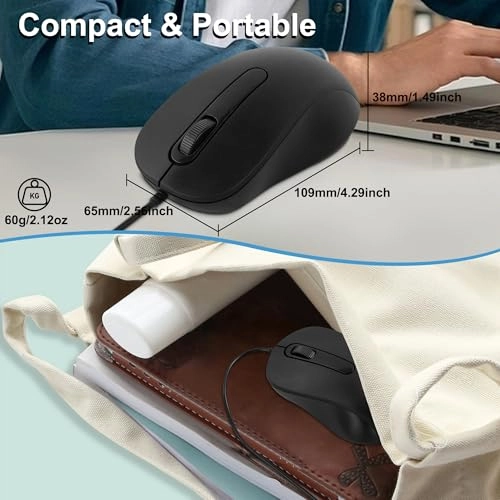 Vertical Ergonomic Optical Mouse - USB