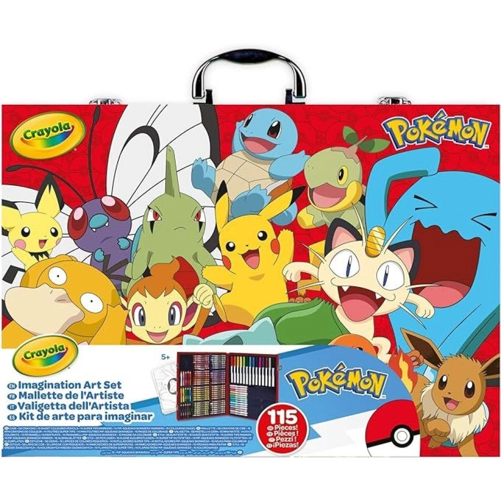 Crayola POKÉMON Imagination Art Set - 5+ years 115 pcs