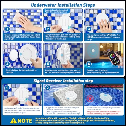 P-APPYD-1P - Rechargeable 4000mAh 300+ Dimmable IP68 Waterproof Pack